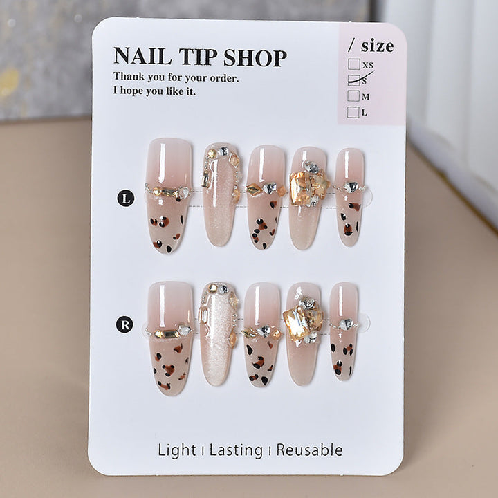 Decorative Animal Print Press-On Nail Set Kalsten