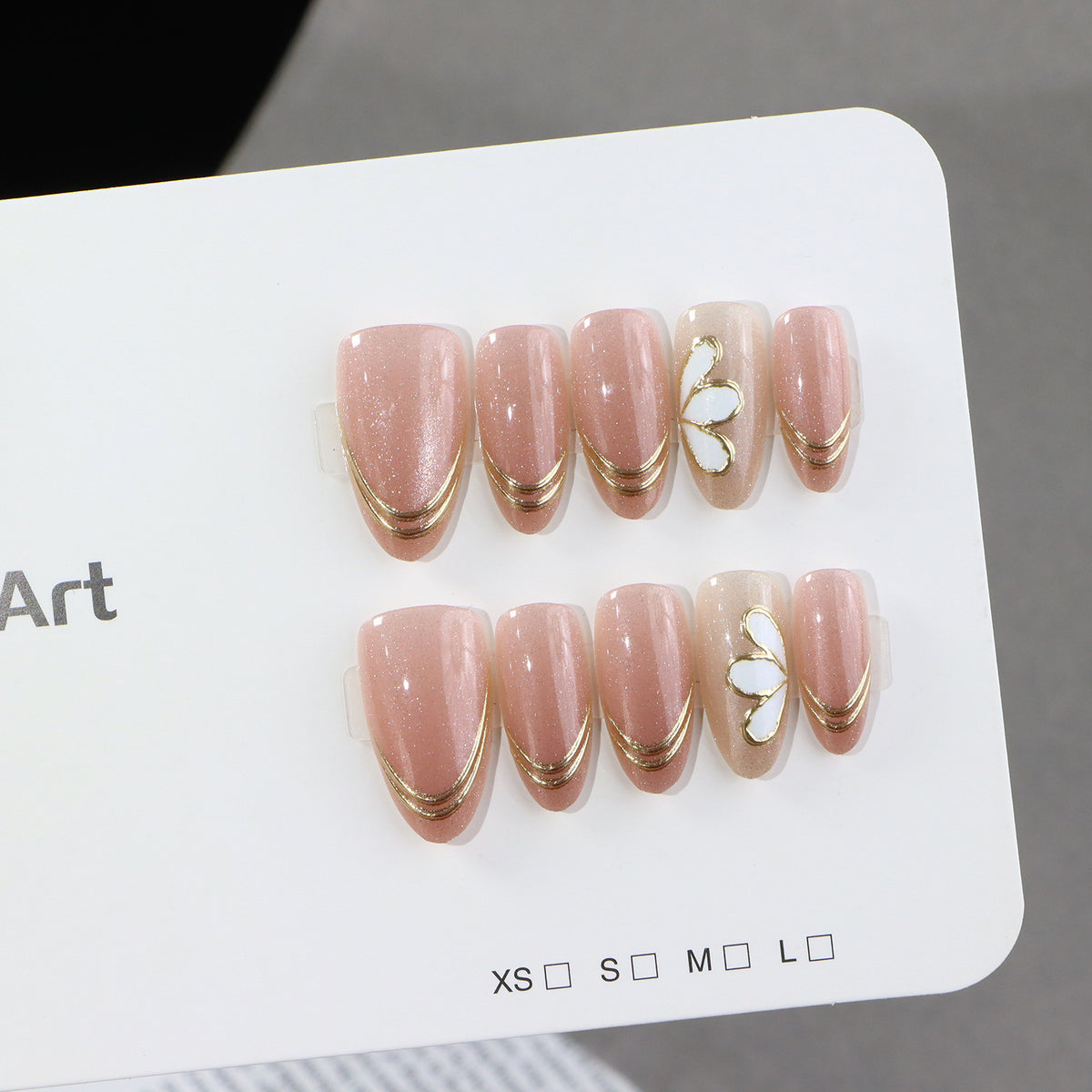 Luxurious Glamour Press-On Nail Set Acalora