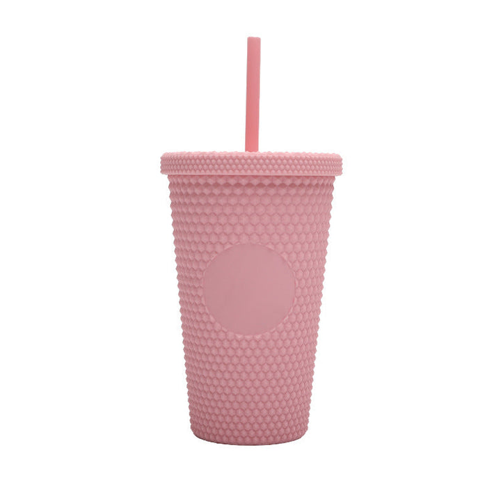 Unisex plastic drinking cup with textured design Kalsten