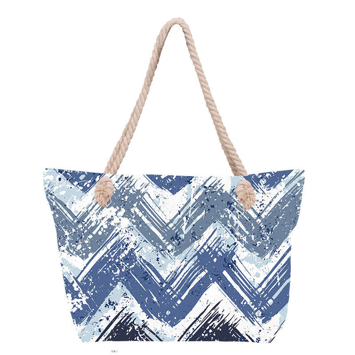 Beach bag with floral pattern Kalsten