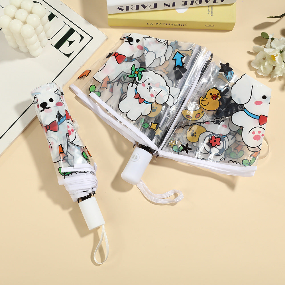 Women Pet Motif Umbrella Kalsten