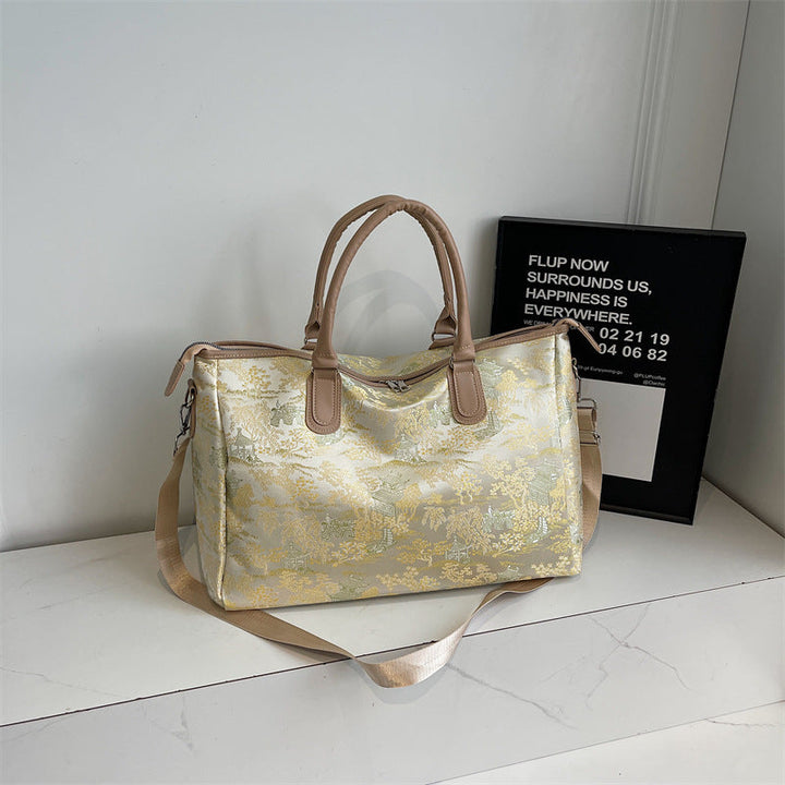 Elegant travel bag with luxurious pattern print Kalsten