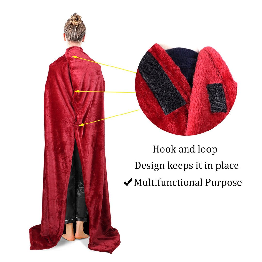 Women's Cozy Blanket with Sleeves and Pockets Kalsten