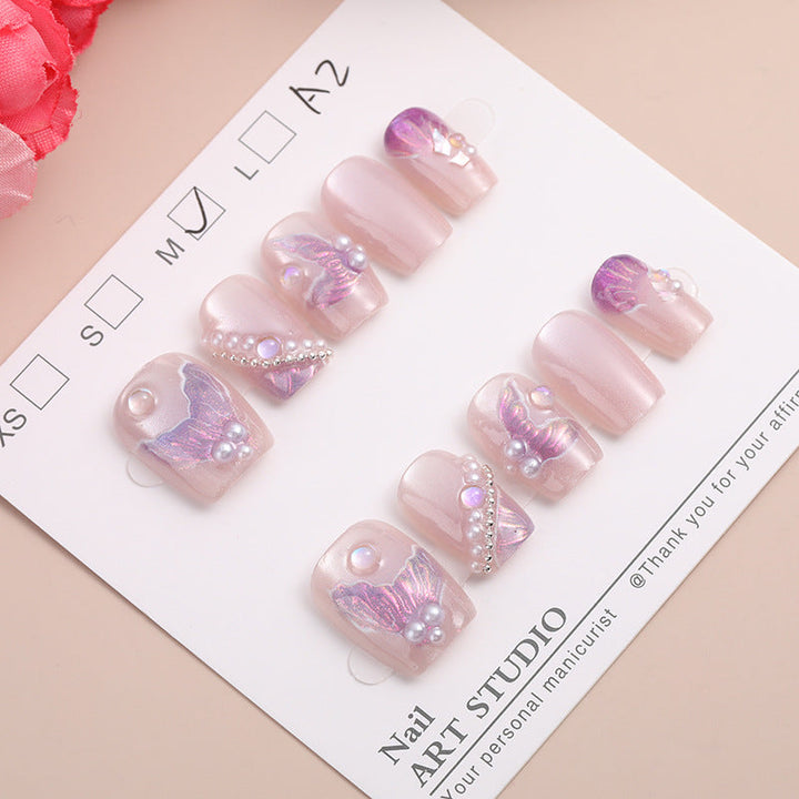 Artistic Press-On Nail Set Kalsten