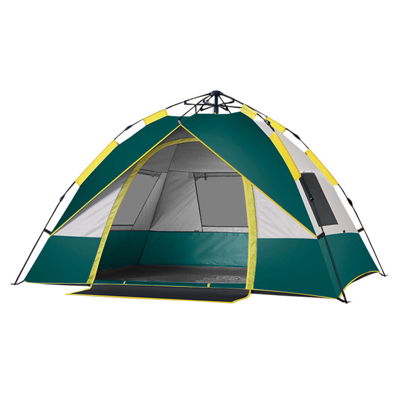 Family Camping Tent With Expandable Outer Tent And Ventilated Windows Kalsten