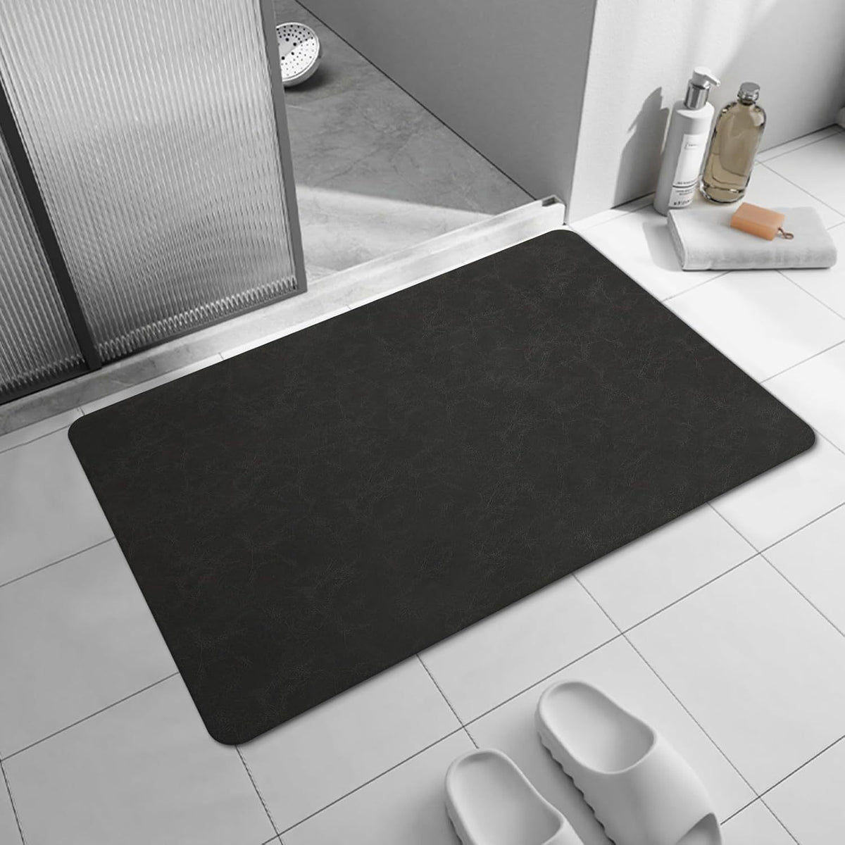 Textured Bath Rug Acalora
