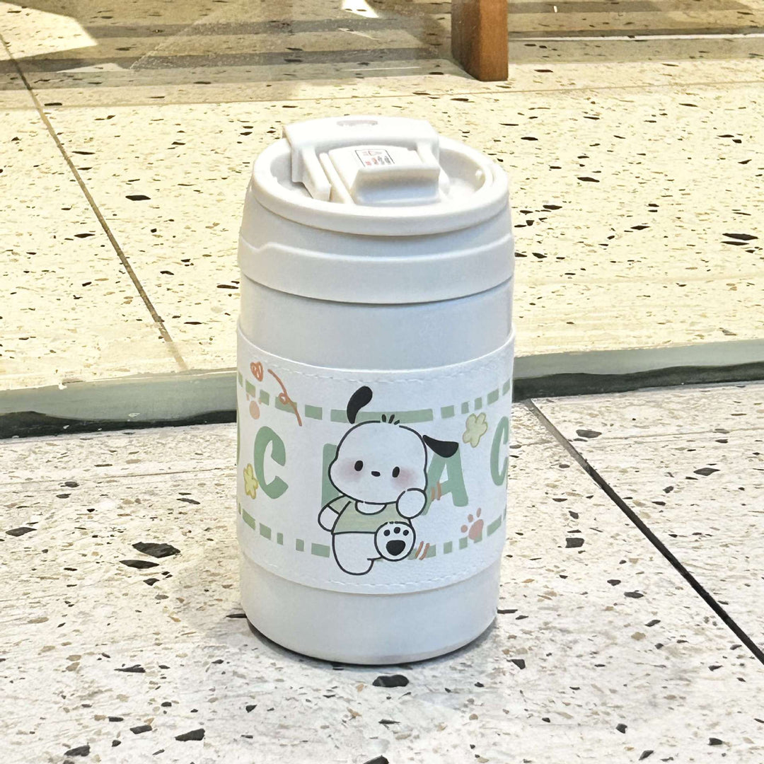 Ladies' insulated bottle with secure flip closure and charming animal motif Kalsten