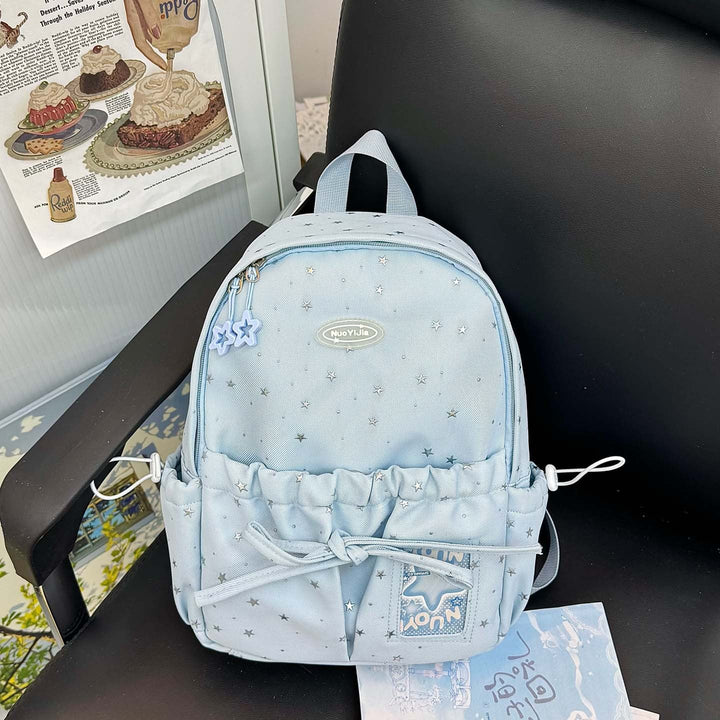 Fun Casual Star-Printed School Backpack