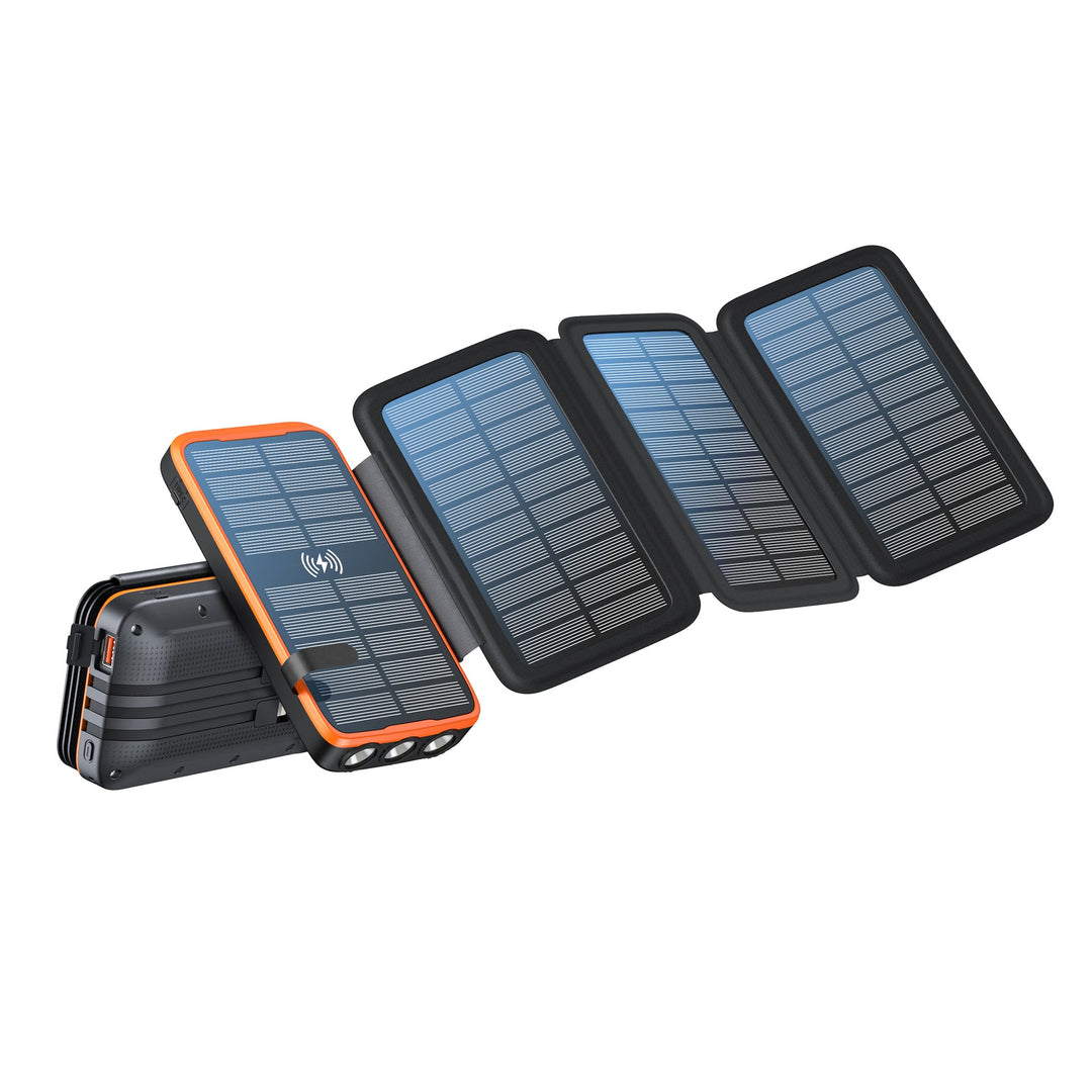 Solar Power Bank with Wireless Charging Function by Kalsten