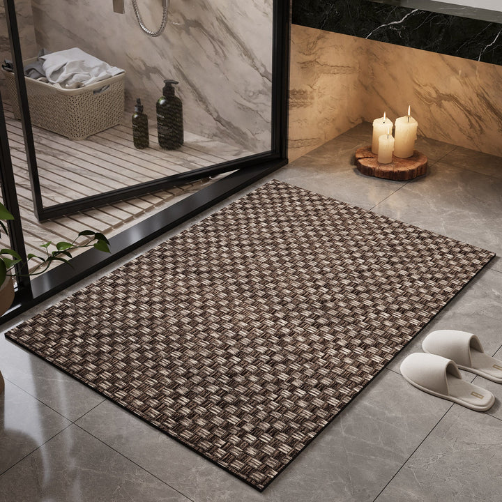 Natural Fiber Bath Mat Kalsten