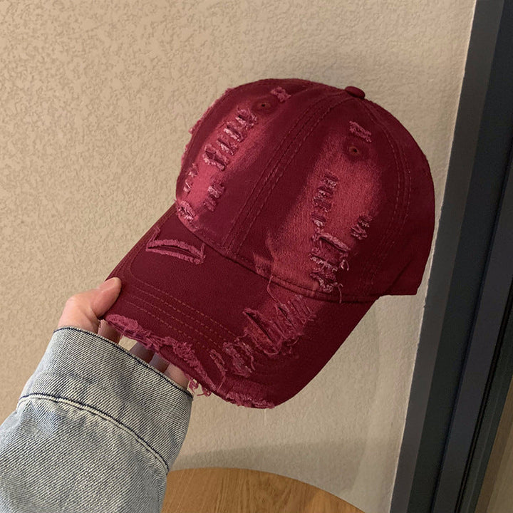 Women's Distressed Cotton Baseball Cap Kalsten 1784270737