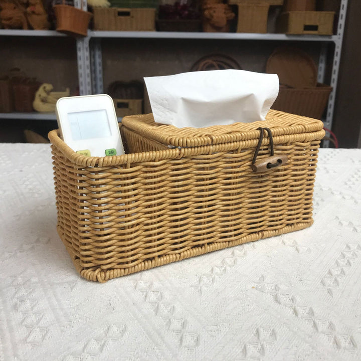 Ladies Organizer Basket with Tissue Box Kalsten