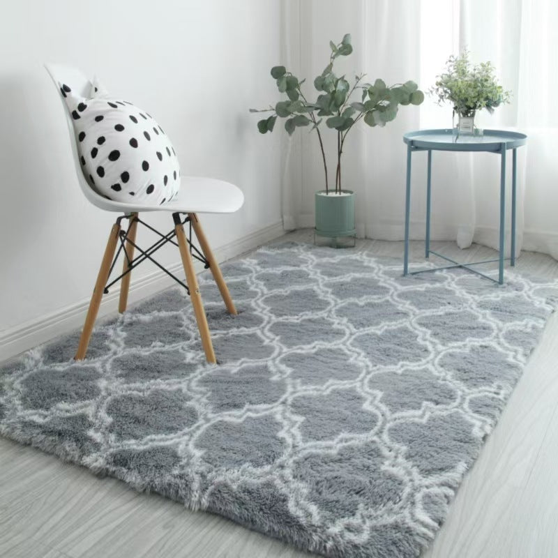 Geometric Plush Area Rug