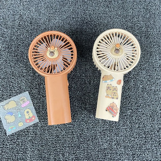 Unisex Portable Hand Fan with Cute Animal Design and USB Charging Function Kalsten