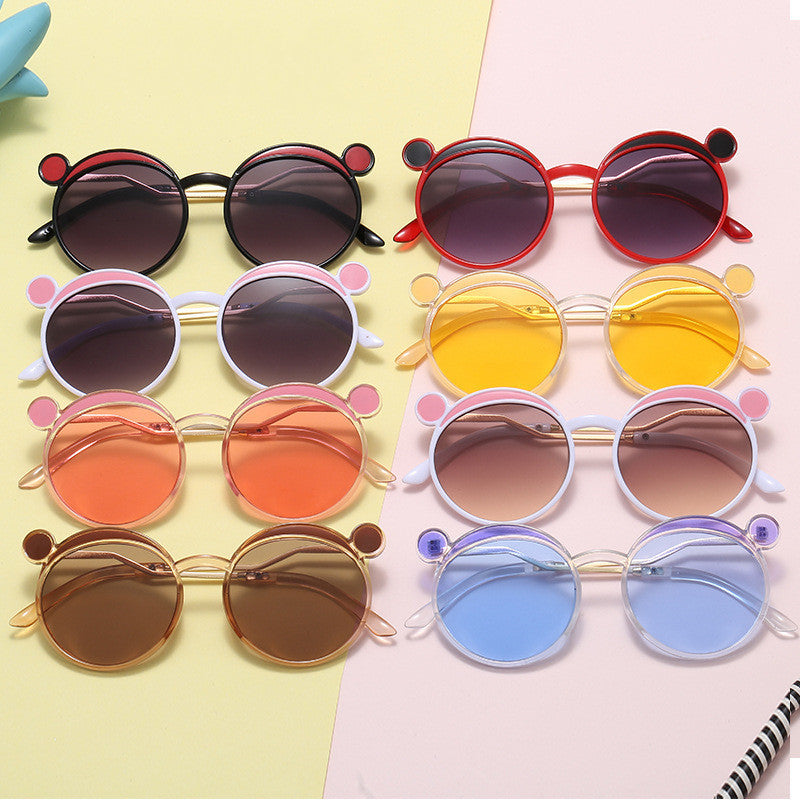Women Fashion-Round Sunglasses with Innovative Frame and Colored Lenses Kalsten
