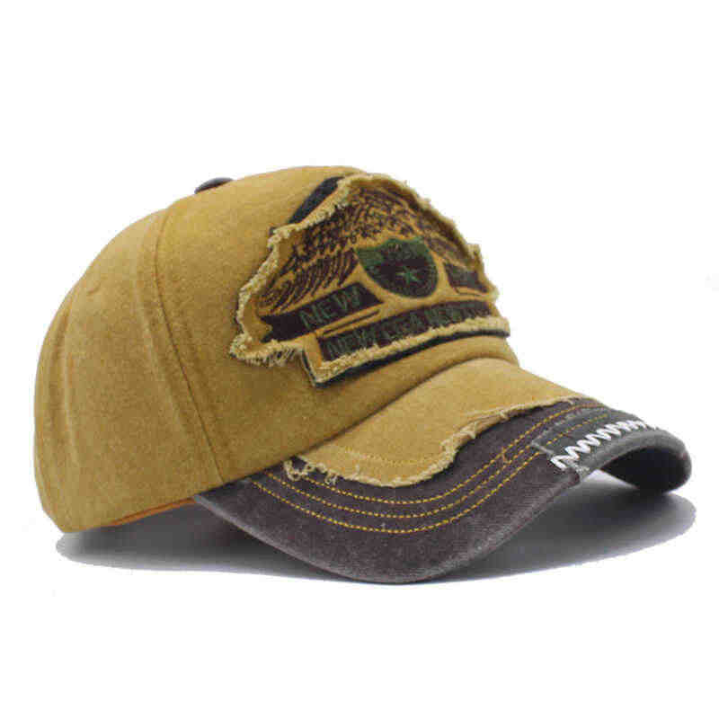 Men's Distressed Denim Cap Kalsten
