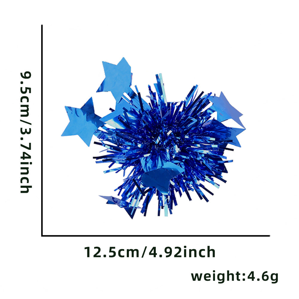 Unisex nan kompakter Cheerleader Pompon made of metallic foil Kalsten
