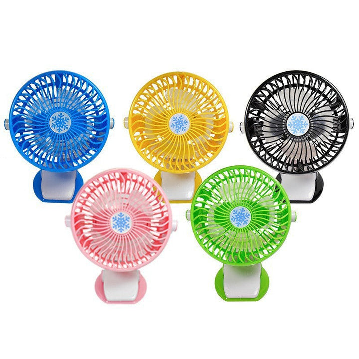 Portable table fan with adjustable tilting angle and quiet operating mode Kalsten