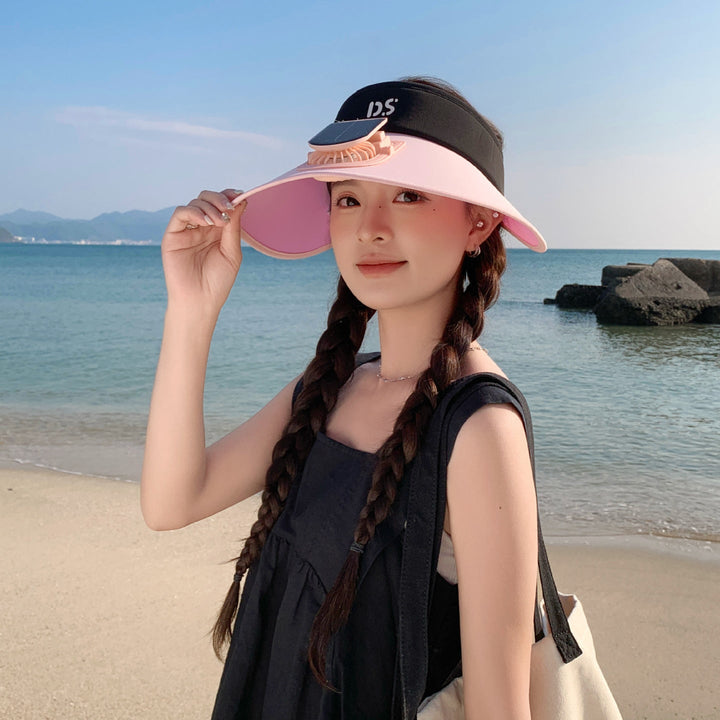 Adjustable sun visor with extra wide brim and breathable headband Kalsten