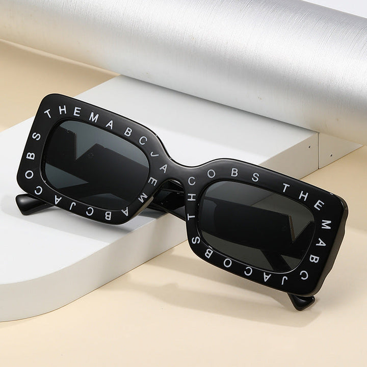 Women's fashionable square sunglasses with stylish metal embellishment Kalsten