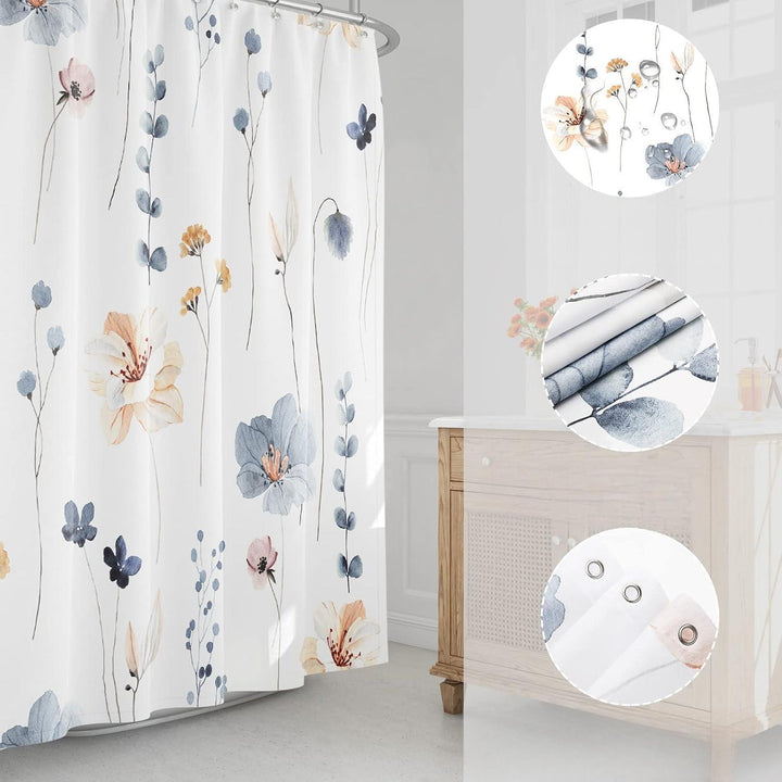 Floral-Print Shower Curtain Kalsten