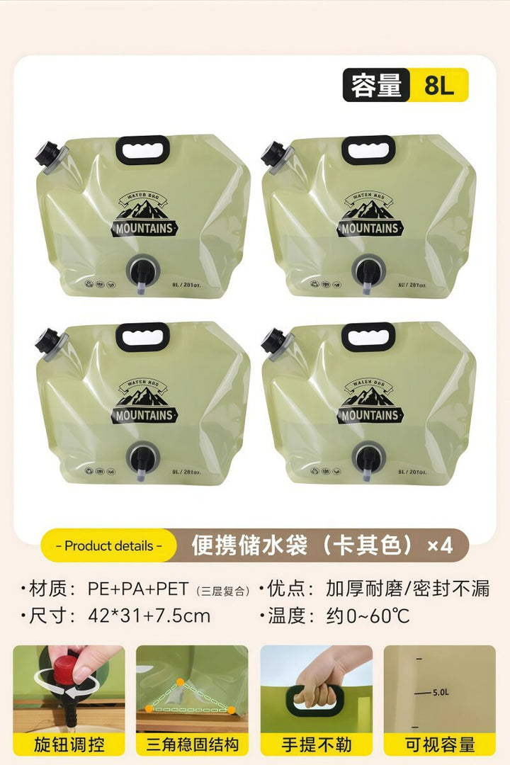 Women's Collapsible Water Container with Large Volume and Practical Features Bowlift