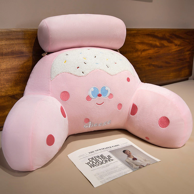 Plush pillow with cheese design Kalsten