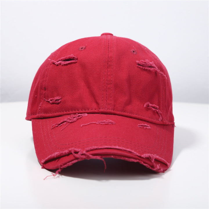 Men's Distressed Classic Cotton Baseball Cap Kalsten