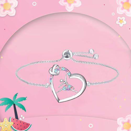 Heart-Shaped Adjustable Charm Bracelet Kalsten