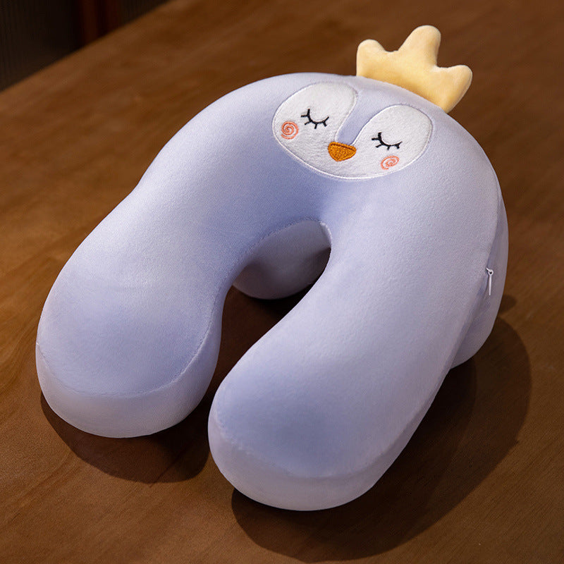 Neck support pillow with playful animal design Kalsten