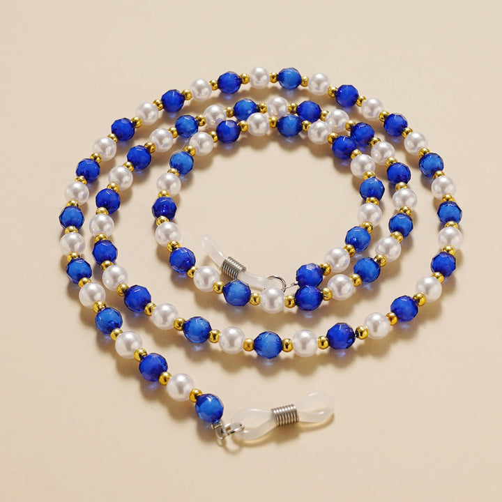 Elegant Pearl and Crystal Eyewear Chain kalsten