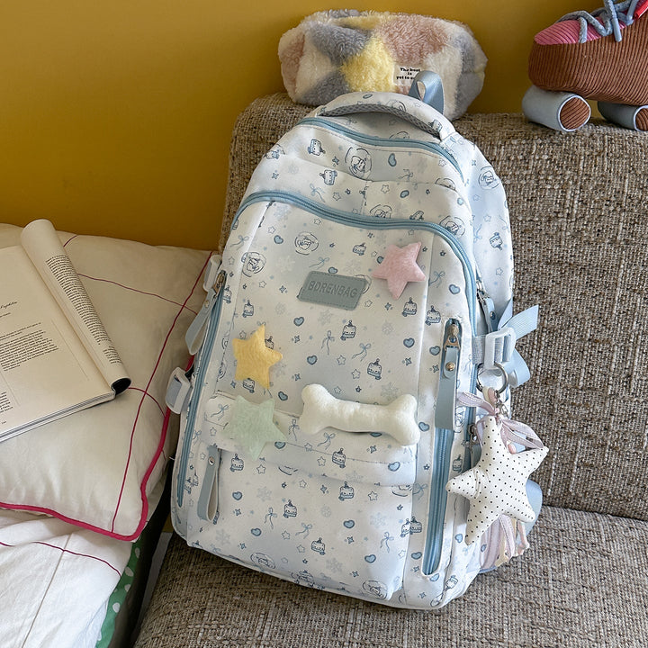 Children's Whimsical Patterned Mini School Backpack
