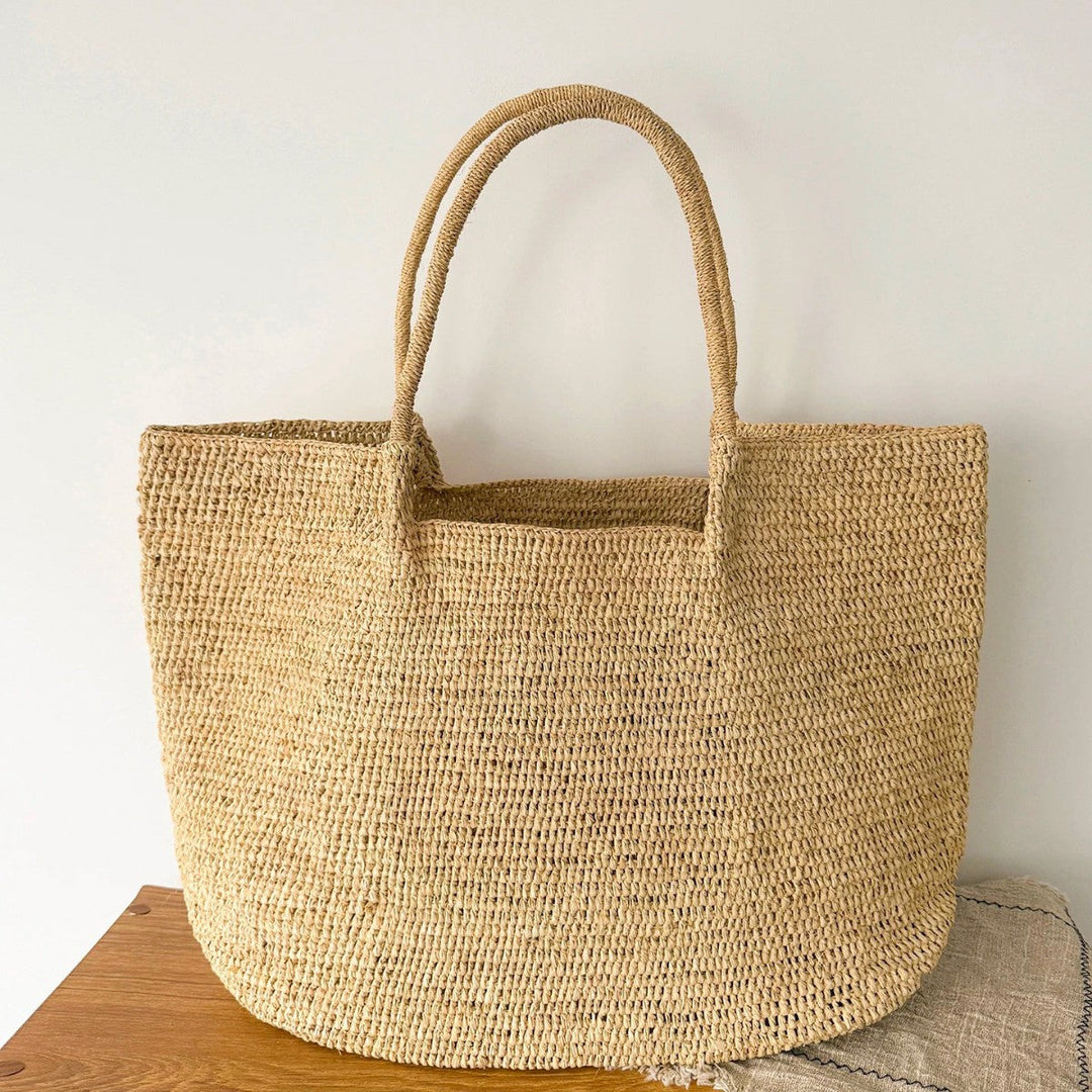 Handwoven raffia tote bag Kalsten