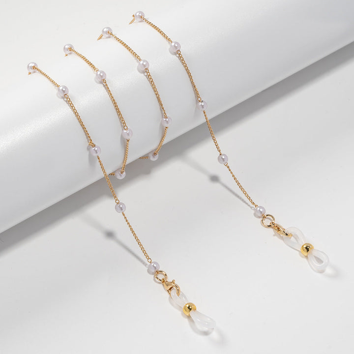 Elegant Pearl Beaded Eyewear Chain Kalsten