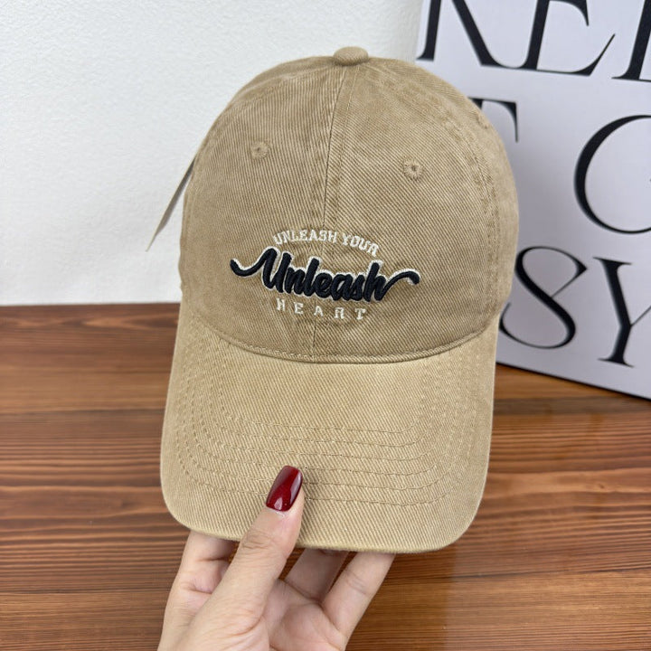 Women's Embroidered Heart Graphic Baseball Cap Kalsten