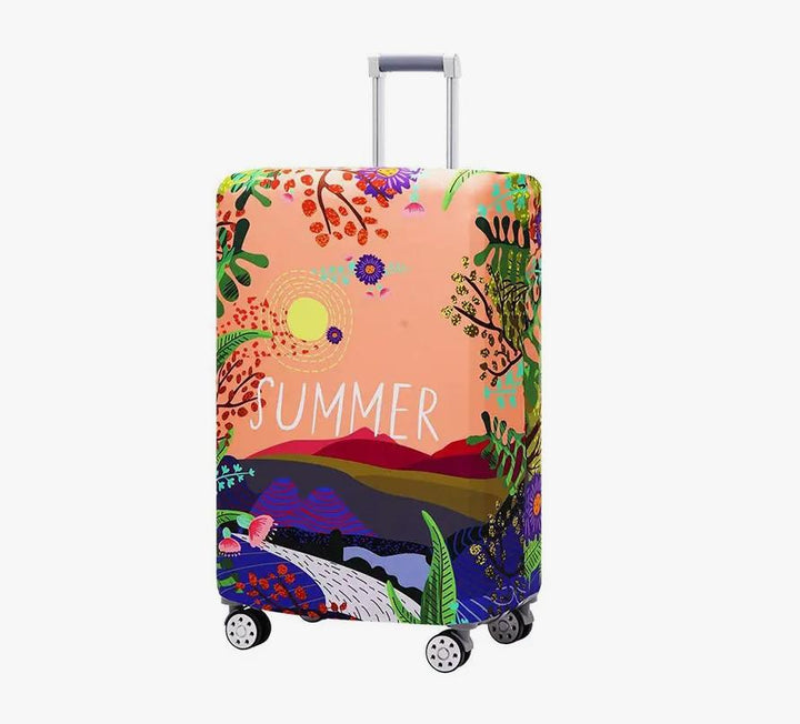 Unisex nan elastic suitcase cover with 3D dog design for trolley, stretchy and scratch-resistant Kalsten