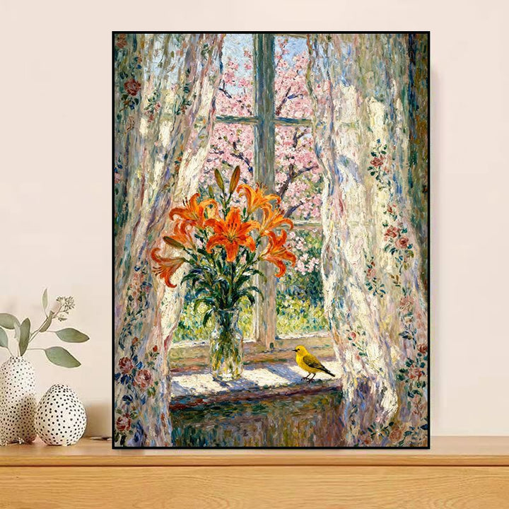 Vintage Floral Canvas Art Print Kalsten