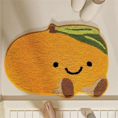 Lemon-Shaped Bath Mat Acalora