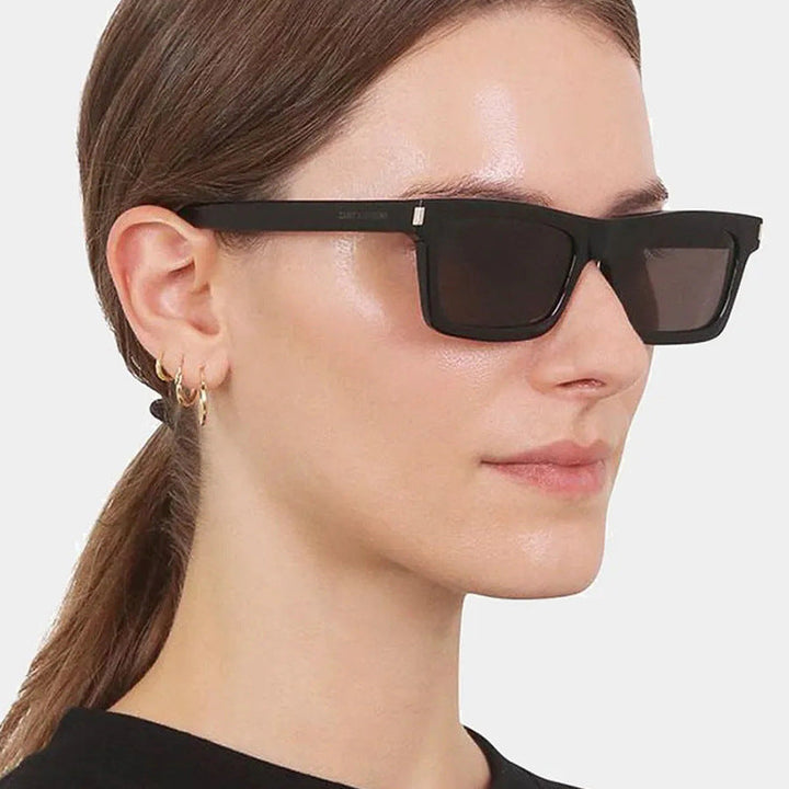 Women's square sunglasses with transparent lenses and stylish design Kalsten