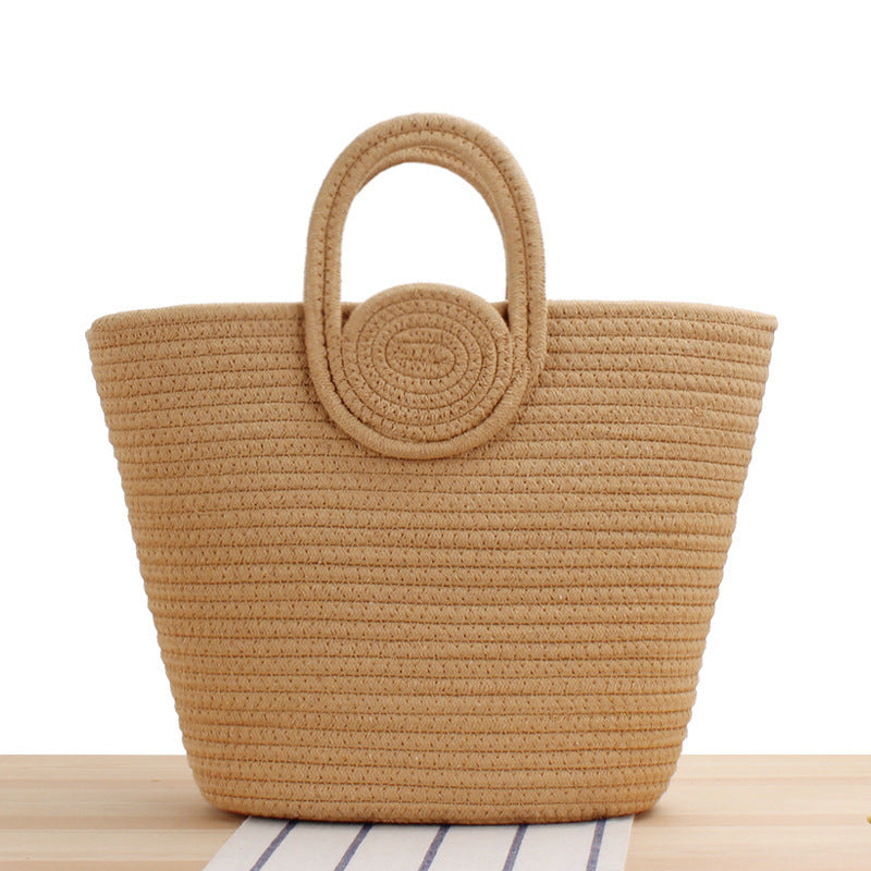 Fashionable handbag with playful pompom decoration Kalsten