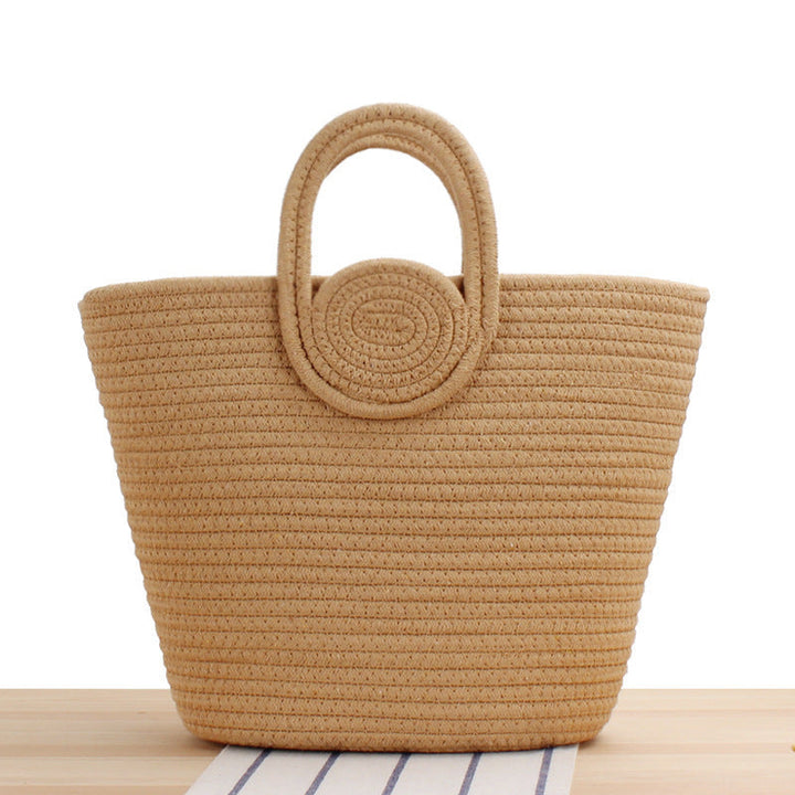 Fashionable handbag with playful pompom decoration Kalsten