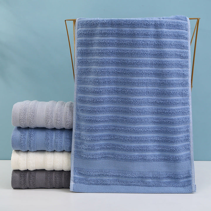 High-quality terry towel with decorative striped pattern Kalsten