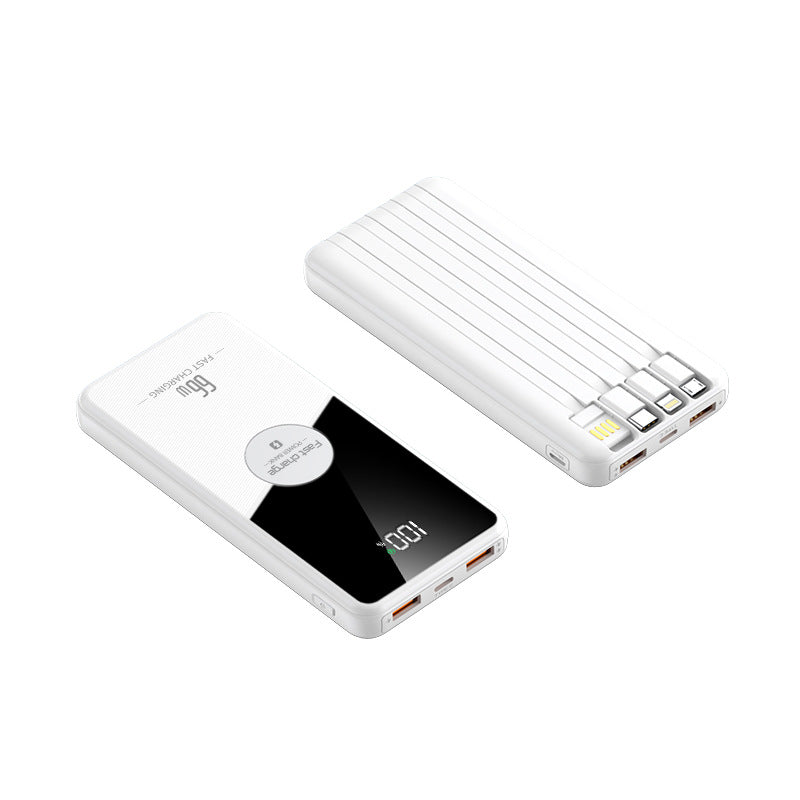 Powerbank with Integrated Digital Charging Display and Fast Charging Function Kalsten