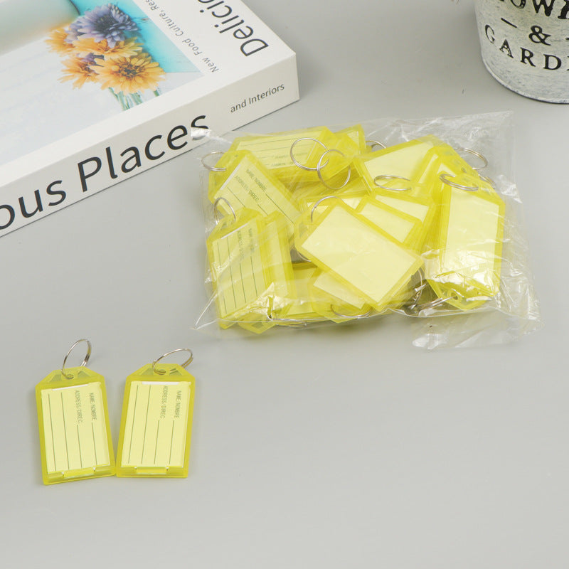 Unisex Label Keychain in Practical Set Kalsten