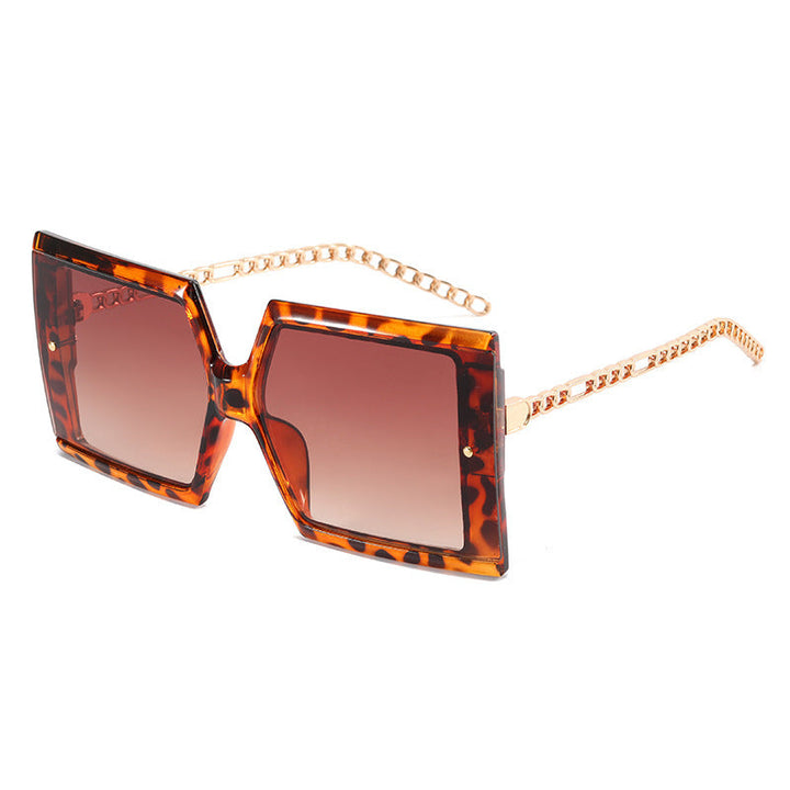 Women's elegant oversized sunglasses with square frame Kalsten