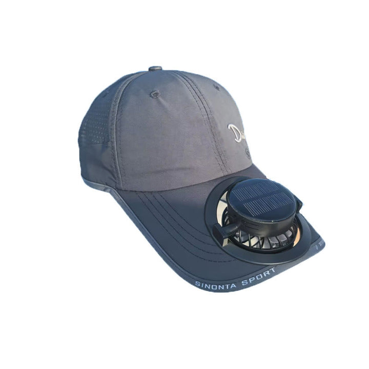 Sporty baseball cap with detachable solar fan Kalsten