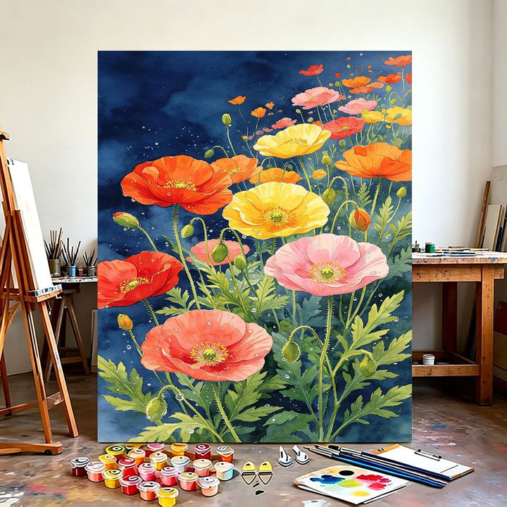 Floral-Theme Wall Art Canvas Print Kalsten