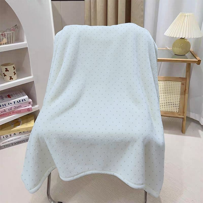 Cozy Dot Pattern Throw Blanket Kalsten