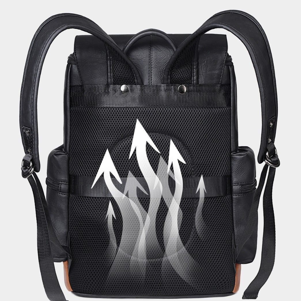 Elegant Backpack Made of Durable Synthetic Leather Kalsten