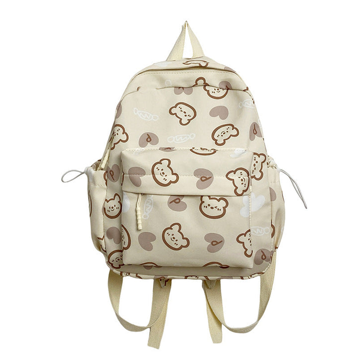 Cute Character Print School Backpack kalsten
